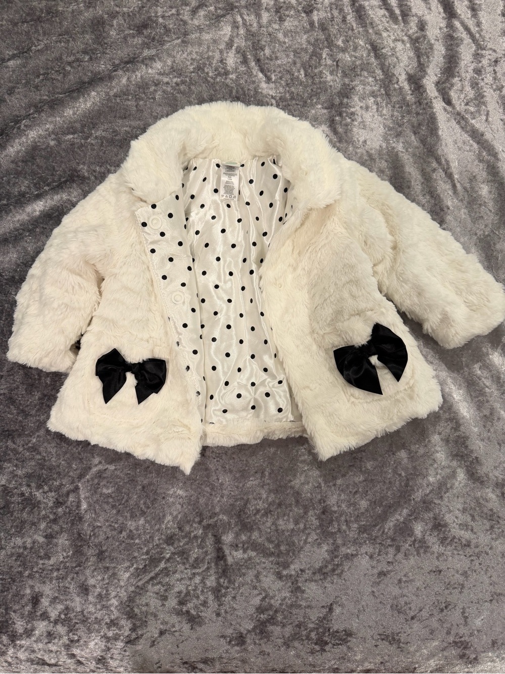 Little Me - Baby Faux-Fur Coat